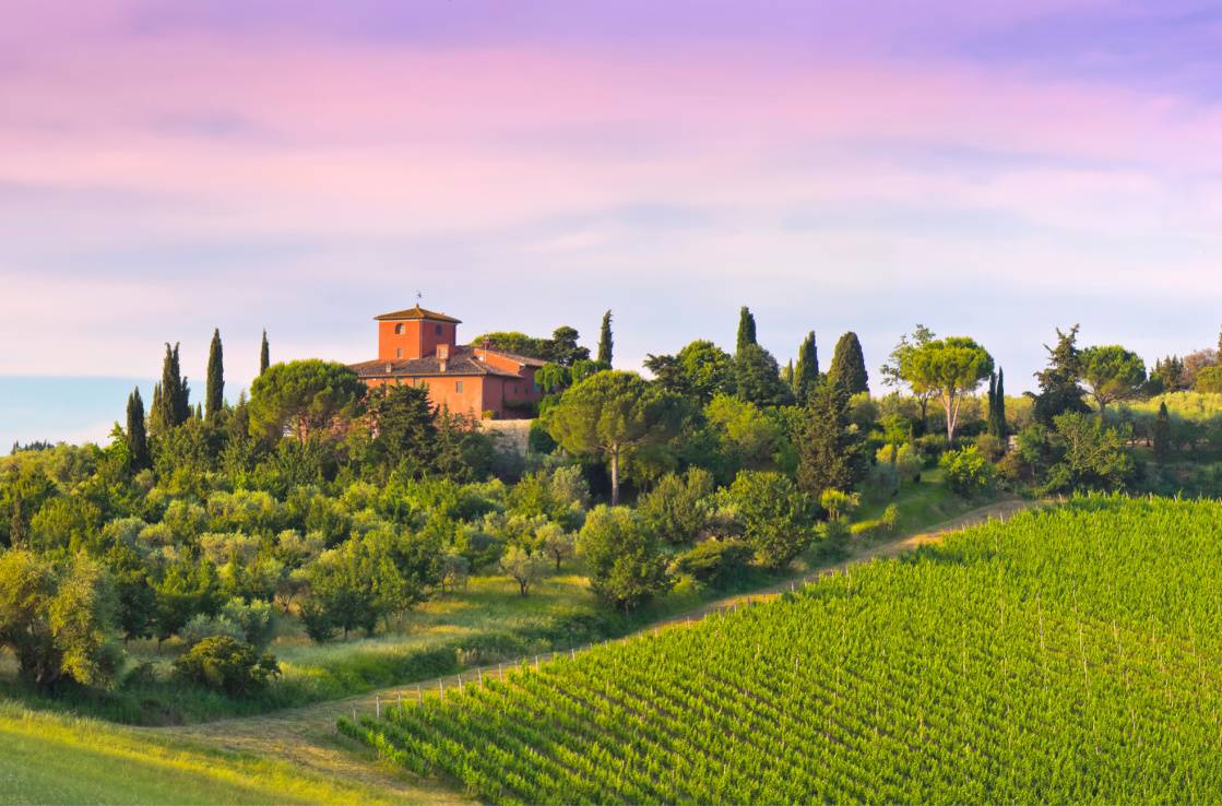 Territorio del Chianti, Toscana on the road